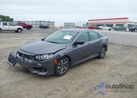 2017 Honda Civic Ex from USA, damaged, VIN 19XFC2F74HE076969